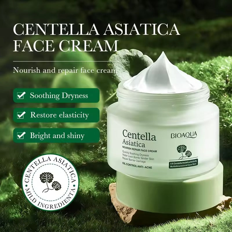 BIOAQUA Centella Asiatica Face Cream – Moisturizing, Nourishing & Firming Skincare